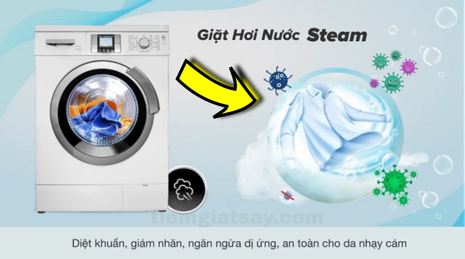 Tại sao nên sử dụng chế độ giặt nước nóng ? Công dụng của giặt nước nóng